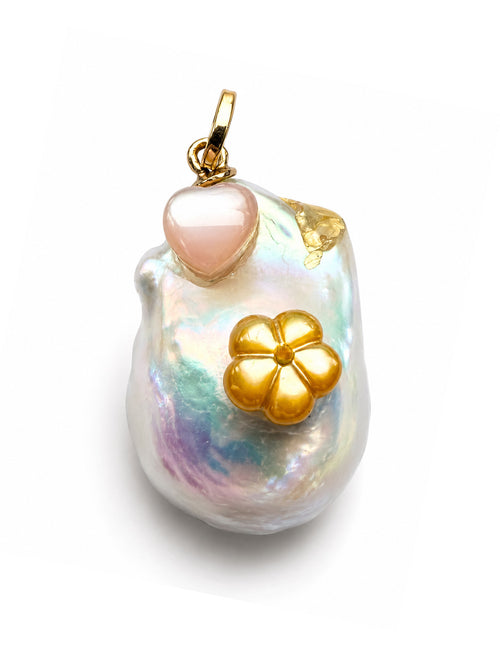 Baroque Pearl Charm